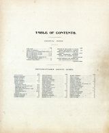 Table of contents, Pottawattamie County 1902